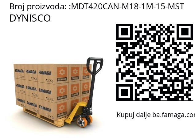  DYNISCO MDT420CAN-M18-1M-15-MST